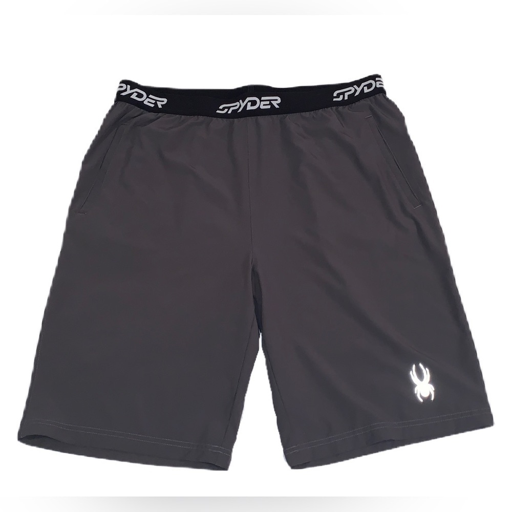 Spyder Alpine Shorts Mens Size L Black Athletic Active Stretch Lightweight EUC